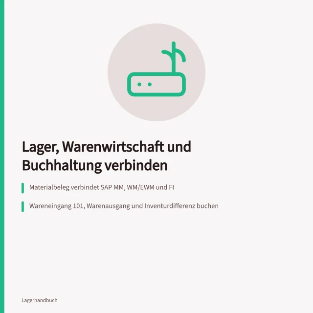 Schnittstellen zwischen Lager, Warenwirtschaft und Buchhaltung mit Buchungssätzen und Übergabeformaten. Schnittstellen zwischen Lager, Warenwirtschaft und Buchhaltung